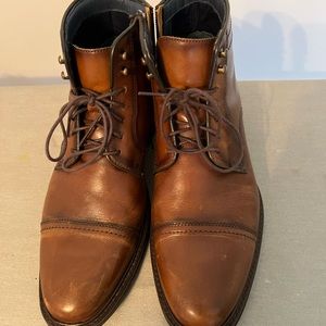 Johnston and Murphy XC Flex Raleigh Cap Toe Zip Boot Size 10